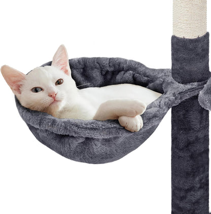 Multi-Level Cat Tower – Condo with Scratch Boards & Sisal Posts