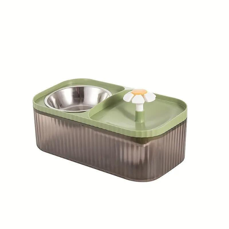 Automatic Pet Water Dispenser with Stainless Steel Bowl 