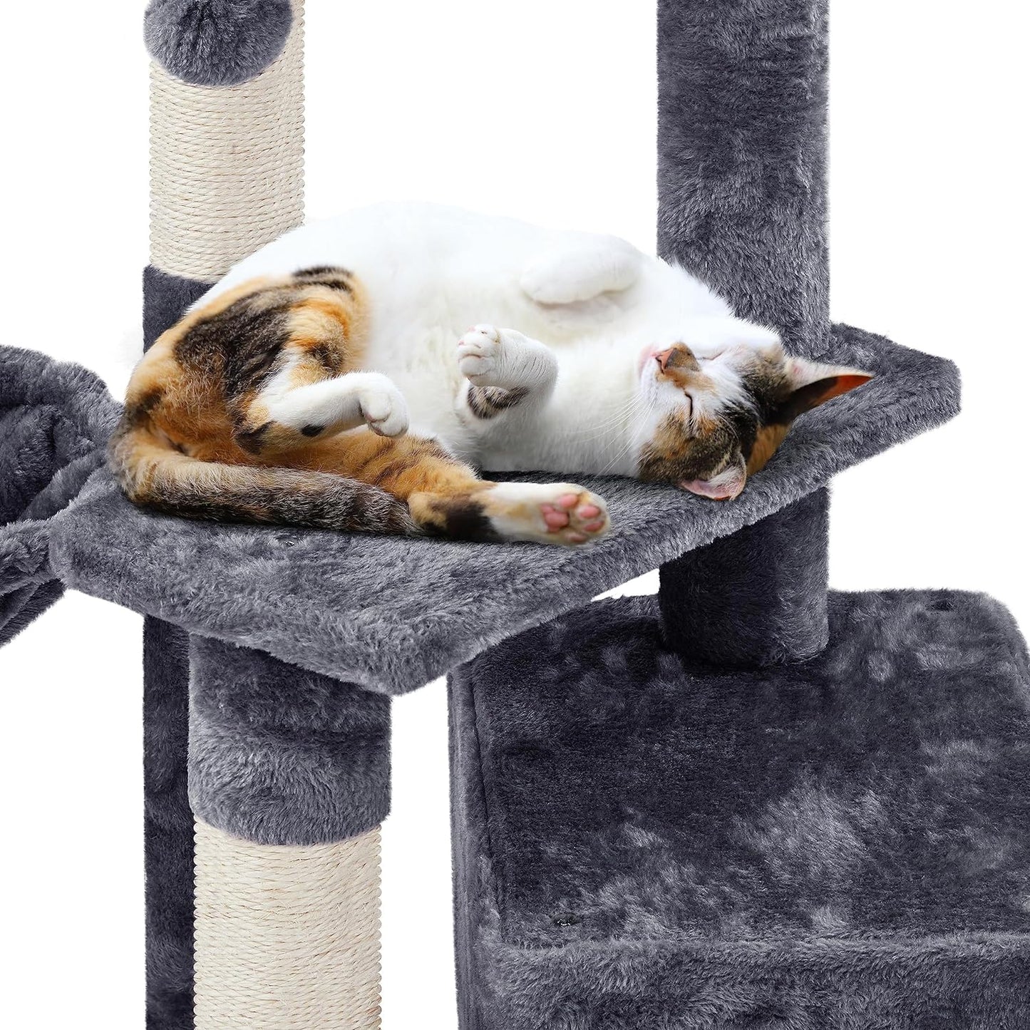 Multi-Level Cat Tower – Condo with Scratch Boards & Sisal Posts